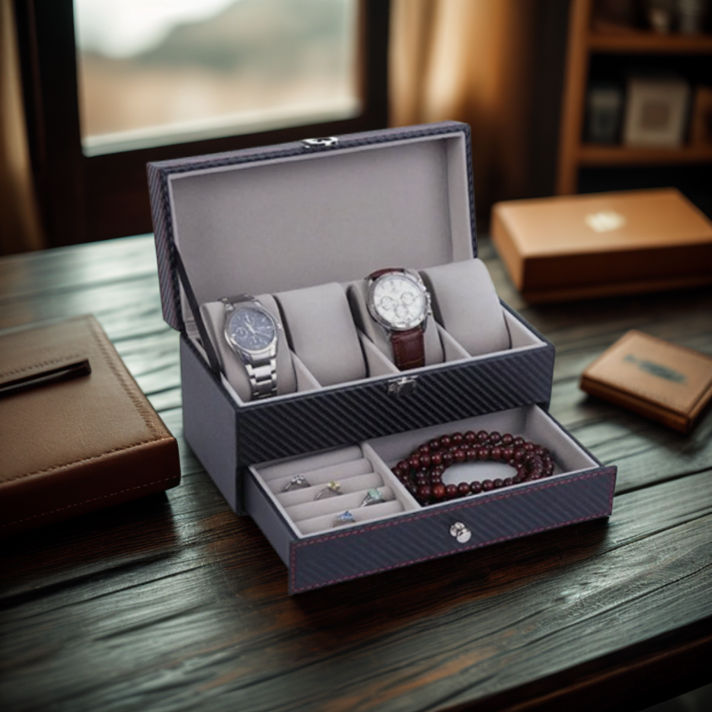 Boîte à montre Romain avec rangements