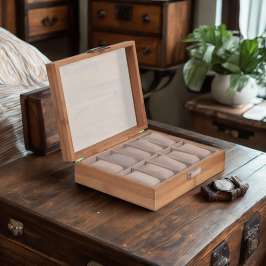 Boîte à montre Xavier en bois