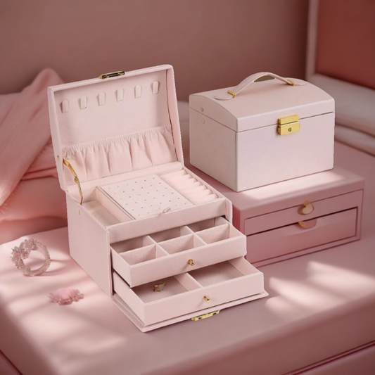 Boîte à bijoux Cléa avec tiroirs