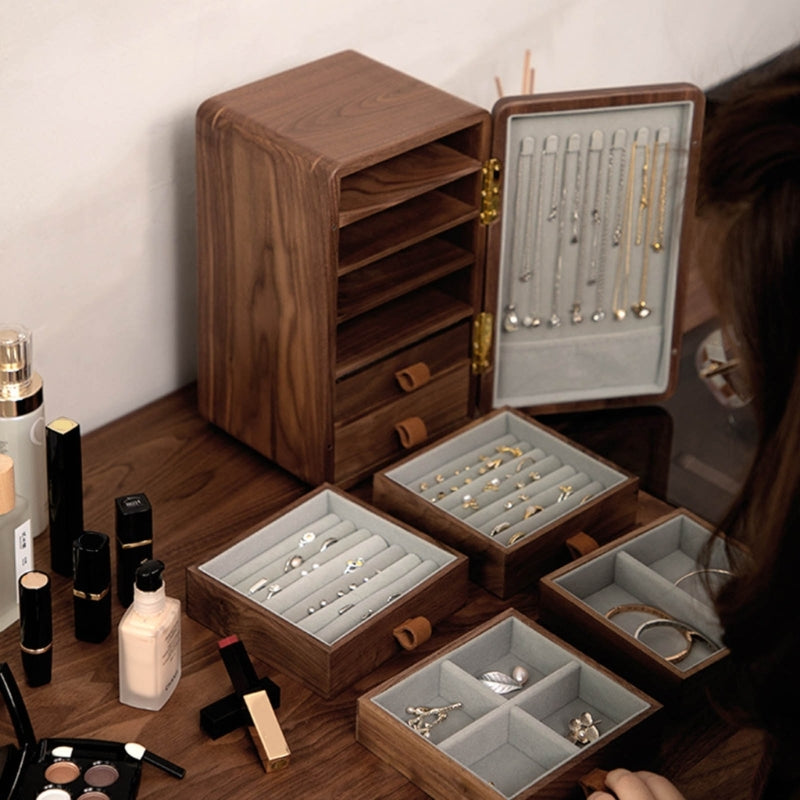 Boîte à bijoux Elsa en bois massif