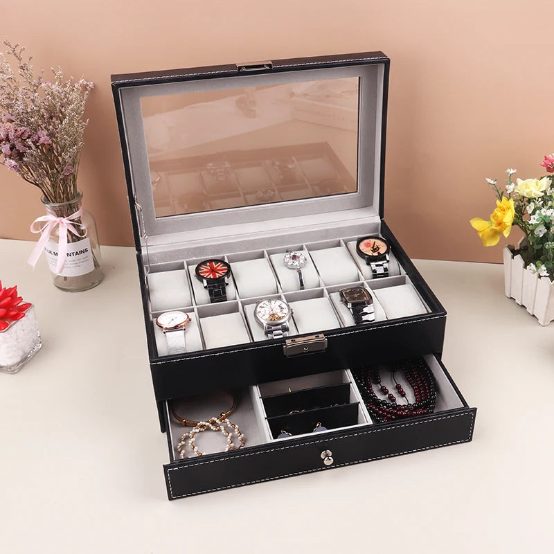 Boîte à montre David avec rangements