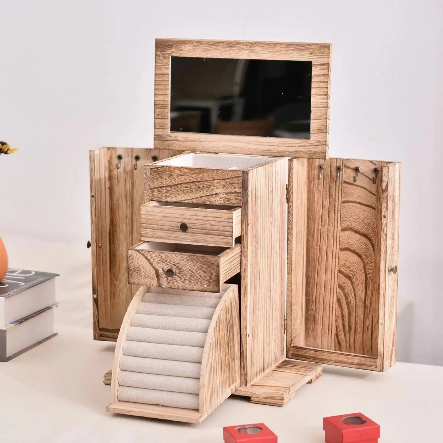 Boîte à bijoux Victoria en bois