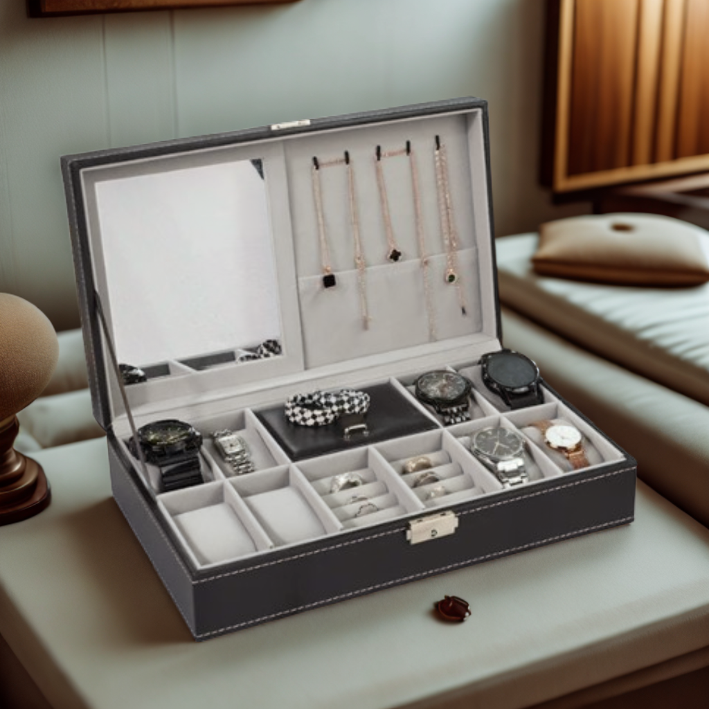 Boîte à montre Clément avec miroir