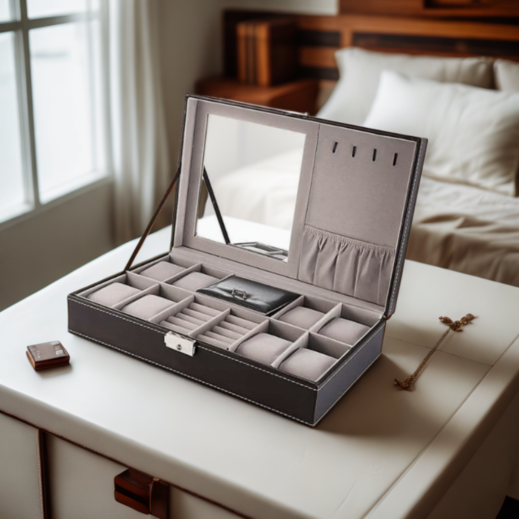 Boîte à montre Clément avec miroir