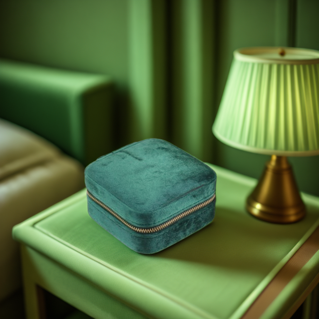 Boîte à bijoux de voyage Lou avec miroir