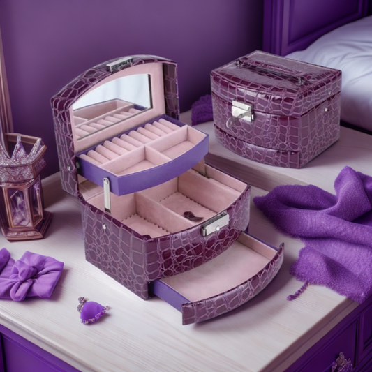 Boîte à bijoux Sarah moderne