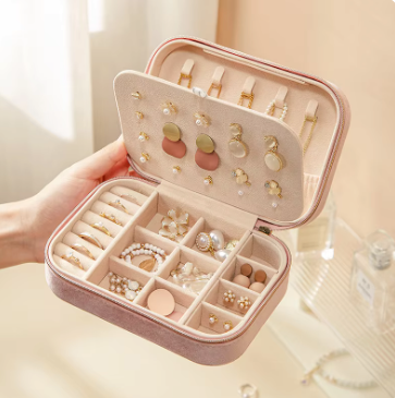 Boîte à bijoux Élodie en velours